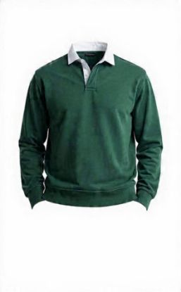 Picture of olive polo sweater