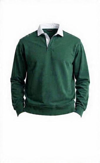 Picture of olive polo sweater