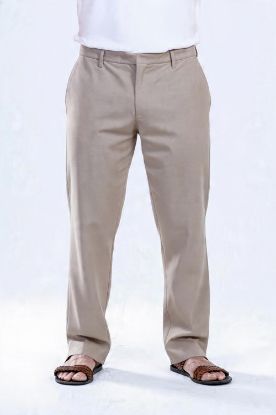 Picture of relaxed fit trouser - beige