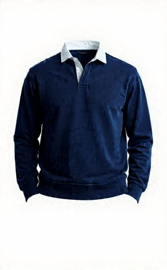 Picture of navy polo sweater