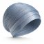 Picture of blue whisper drape turban