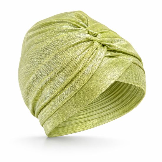 Picture of apple green classic drape turban