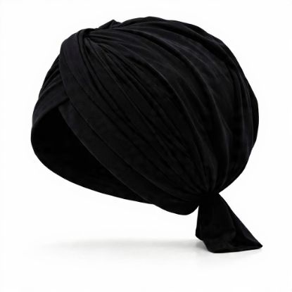 Picture of black summer twist turban
