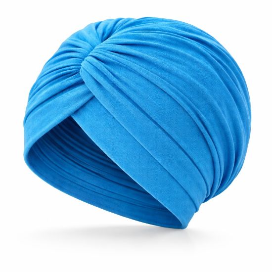Picture of turquoise pure cotton turban