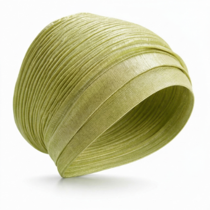 Picture of apple green whisper drape turban