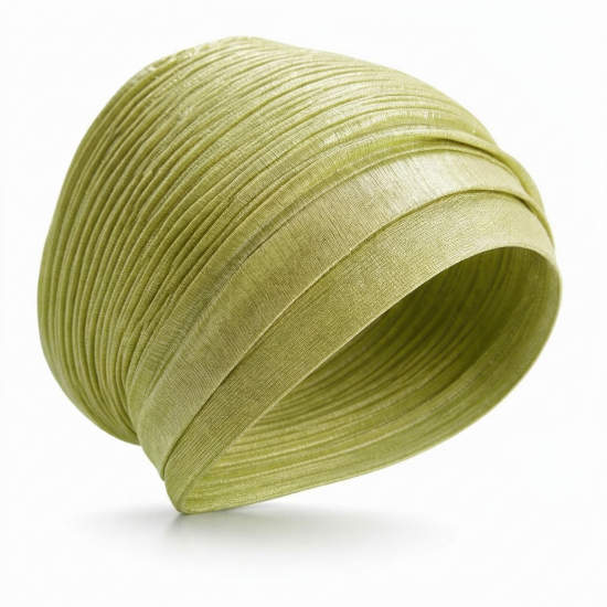 Picture of apple green whisper drape turban