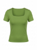 Picture of square neck basic top (kiwi color)