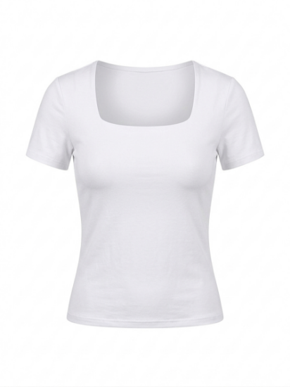 Picture of square neck basic top (white color)
