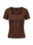 Picture of square neck basic top (brown color)