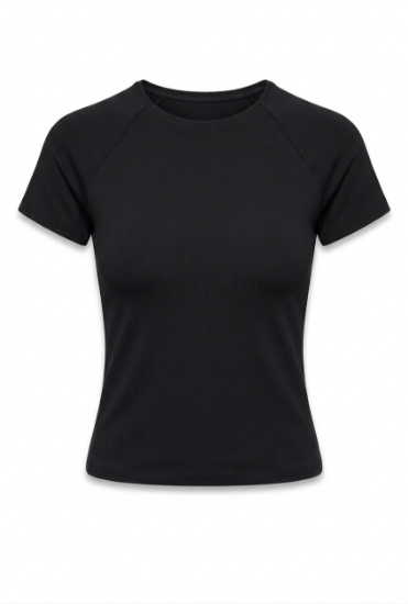 Picture of Round neck basic top (black color)