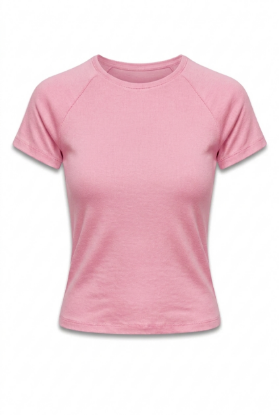 Picture of Round neck basic top (pink color)
