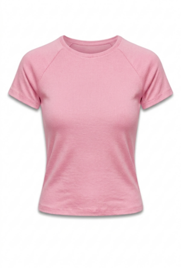Picture of Round neck basic top (pink color)