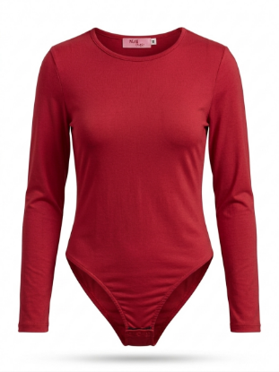 Picture of Round neck body suit (red color)