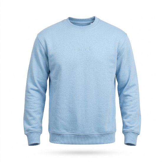 Picture of carnel azure artistry crewneck