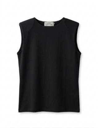 Picture of sleeveless black basic
