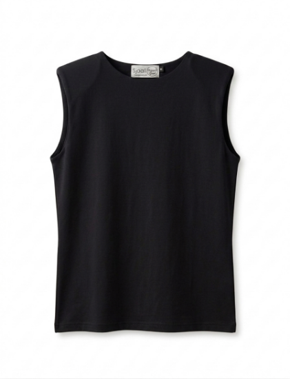 Picture of sleeveless black basic