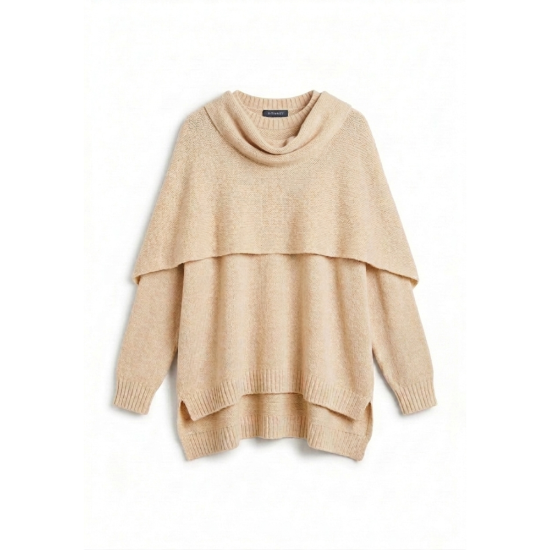 Picture of Camel Knitted Shawl