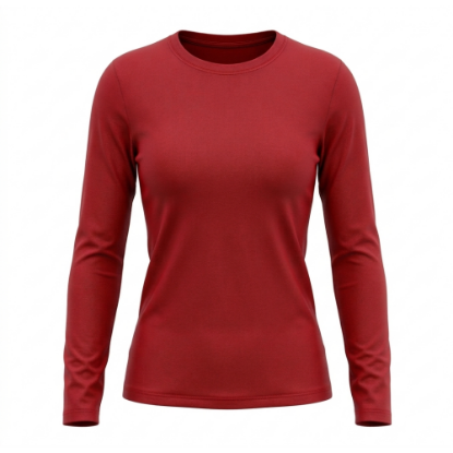 Picture of long sleeve round top (Red)