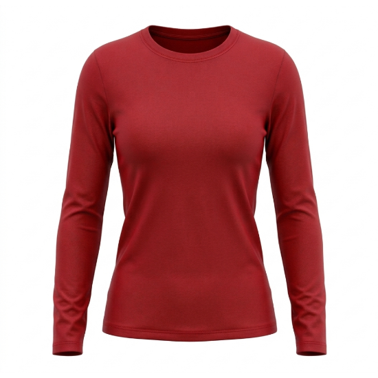 Picture of long sleeve round top (Red)