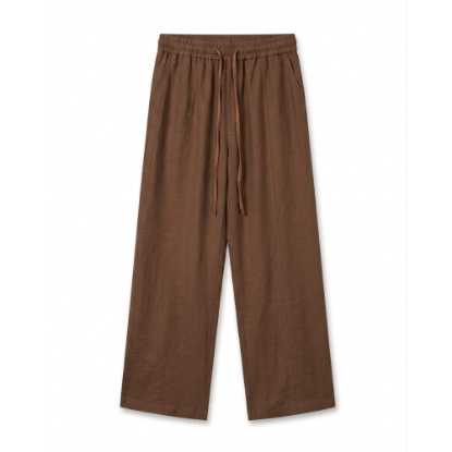 Picture of Pants Linen Brown