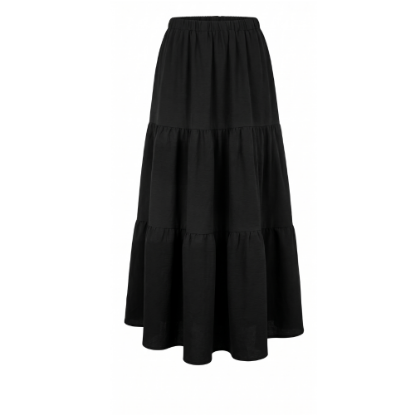 Picture of Jasmine Ruffle Skirt in Black