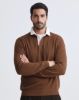 Picture of brown polo sweater