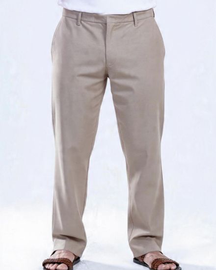 Picture of relaxed fit trouser - beige