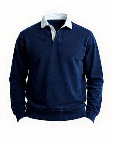Picture of navy polo sweater