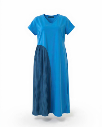 Picture of turquoise flow dress