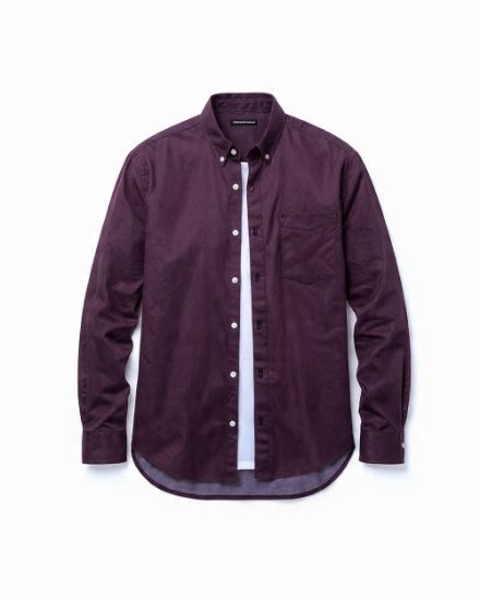 Picture of burgundy shirt