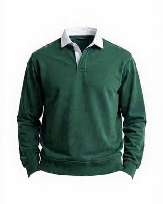 Picture of olive polo sweater