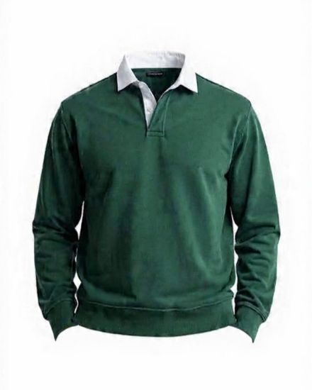 Picture of olive polo sweater