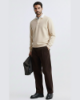 Picture of beige polo sweater