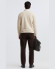 Picture of beige polo sweater
