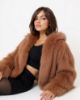 Picture of marquise taupe fur jacket