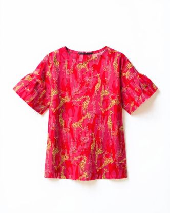 Picture of ruffles giraffe top