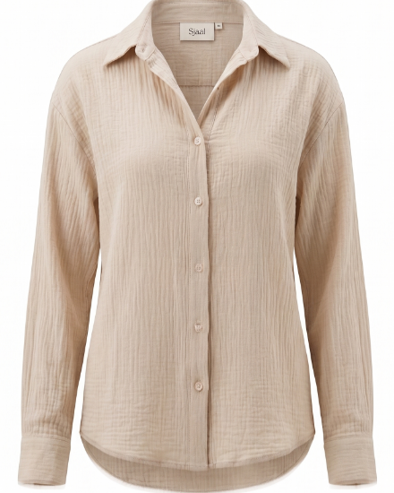 Picture of sand crinkled shirt