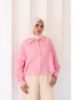 Picture of baby pink cropped crinkled shirt