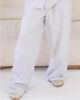 Picture of cream thin stripped wear pants