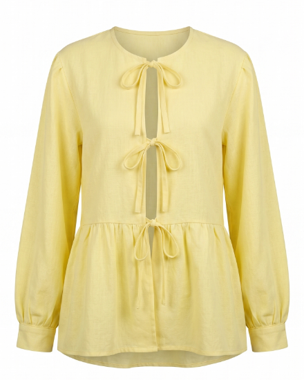 Picture of lemon ribbons blouse