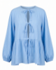 Picture of sky blue ribbons blouse