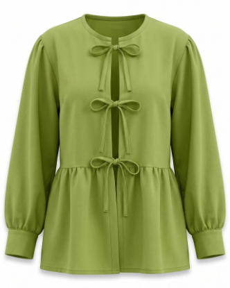 Picture of kiwi ribbons blouse
