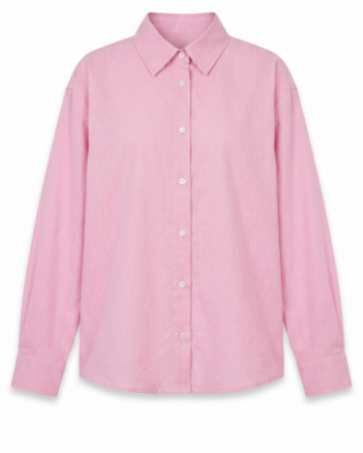 Picture of baby pink linen shirt