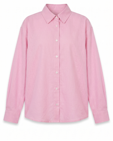 Picture of baby pink linen shirt