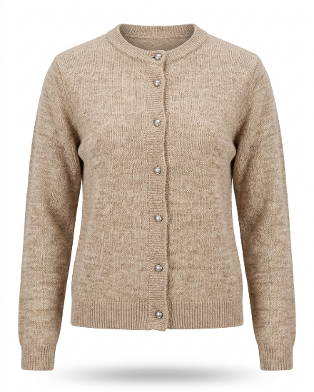 Picture of Camel Knitted Cardigan