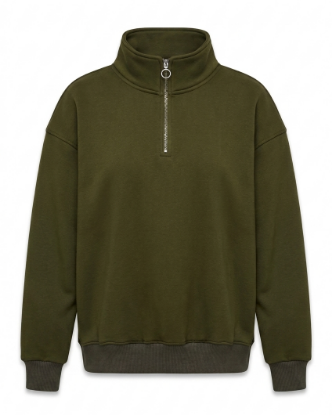 Picture of Olive Quarter-zip Sweatshirt