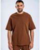 Picture of T-shirt oversized loose fit - Brown
