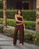 Picture of Pants Linen Brown