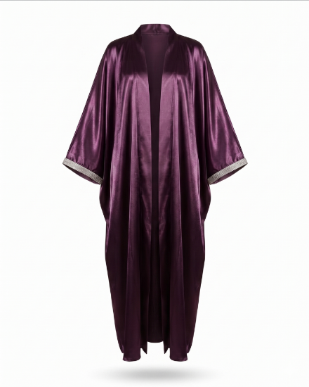 Picture of Purple Satin Kaftan