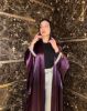 Picture of Purple Satin Kaftan